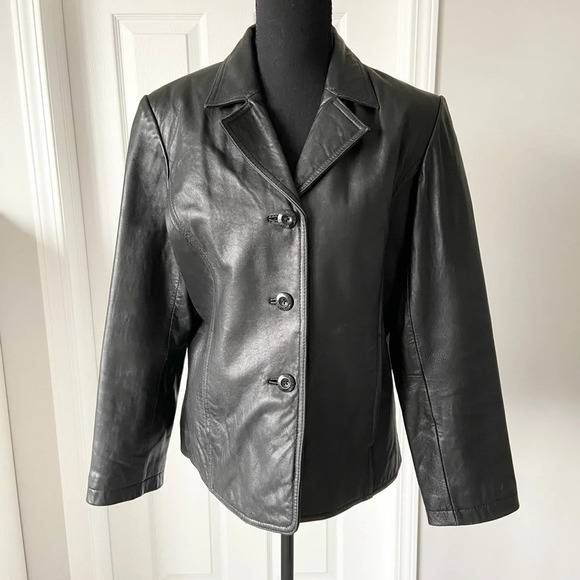 Nuage Soft Smooth Buttery  Leather Jacket - Picture 1 of 16